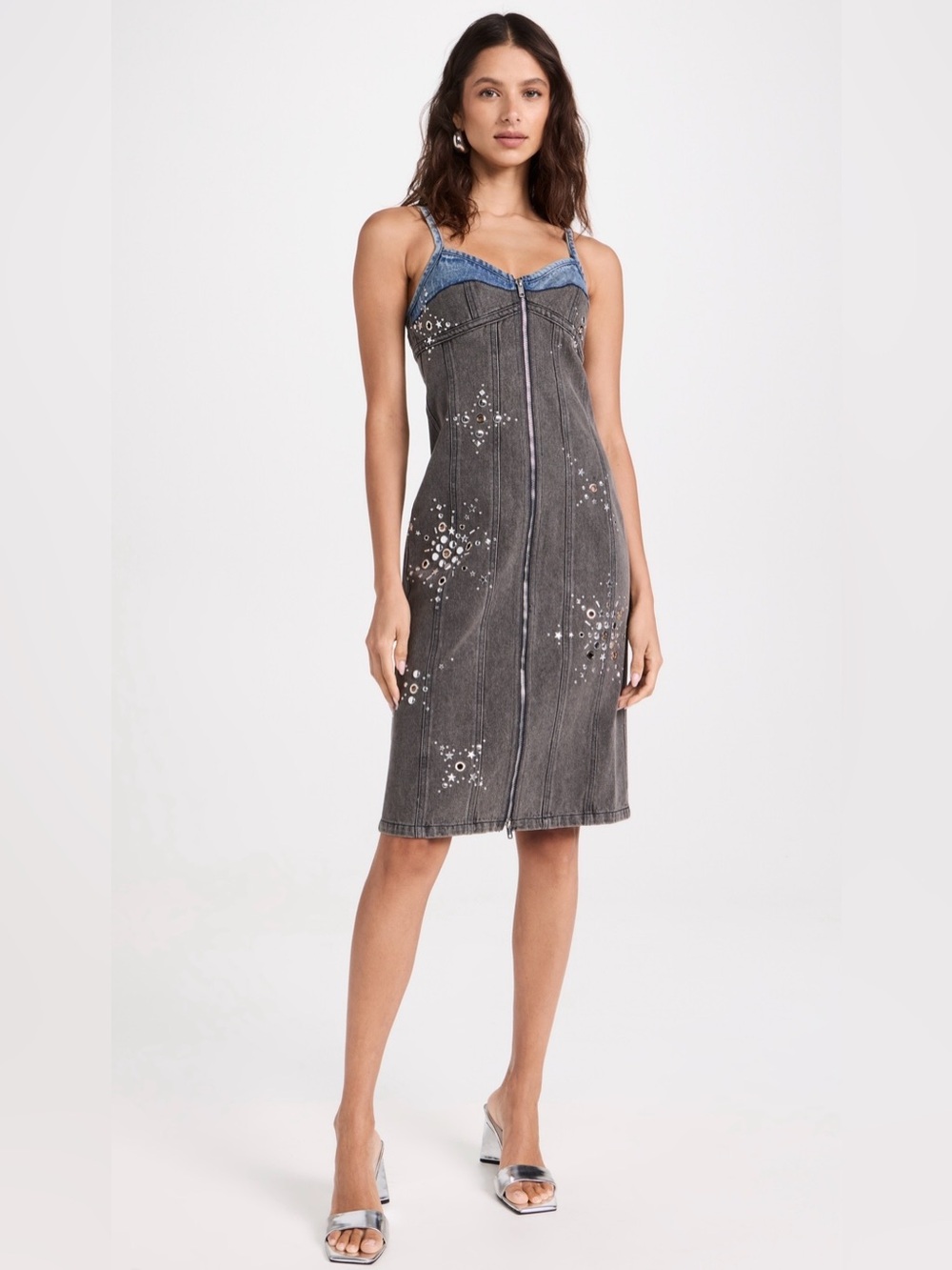 3.1 Phillip Lim Liberty Two-Toned Denim Dress